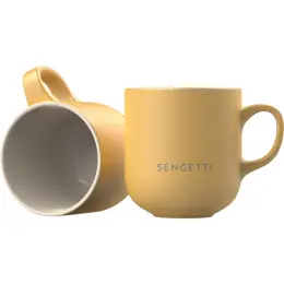 Andy Cartwright Sengetti Perfect Mug - Set Of 2 Mustard Display